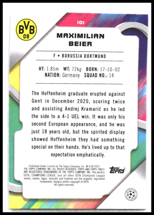 Maximilian Beier #101 2024-25 Finest UEFA Club Competitions