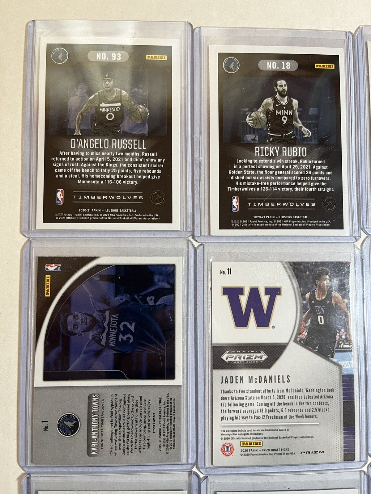 12 Assorted Minnesota Timberwolves! Check it Out!!