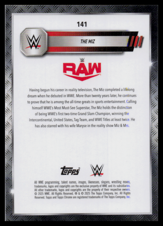 2024 Topps Chrome WWE #141 The Miz