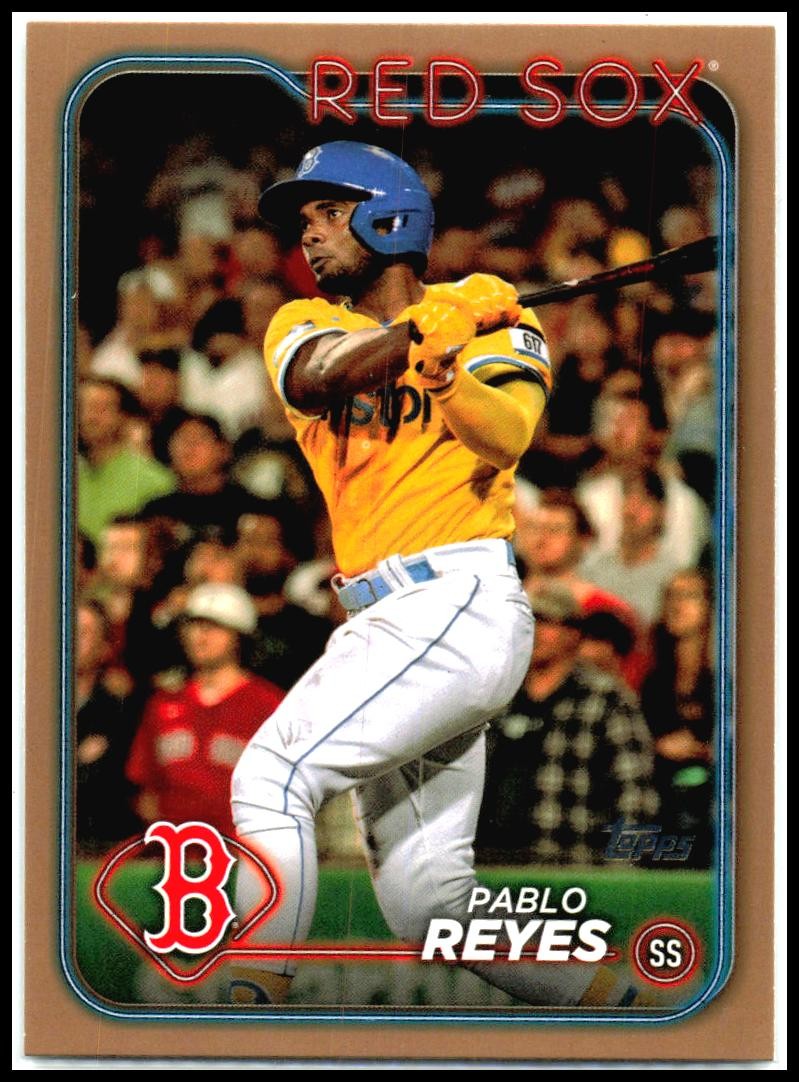 2024 Topps Gold #594 Pablo Reyes #/2024 Boston Red Sox