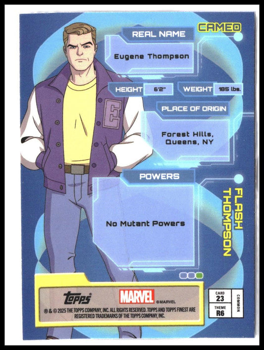 Flash Thompson #23 2025 Topps Finest X-Men '97