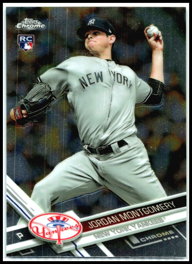 2017 Topps Chrome #24 Jordan Montgomery Rookie New York Yankees