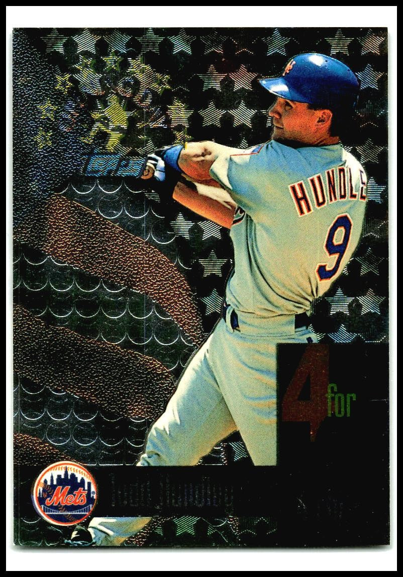 1995 Topps Opening Day #4 Todd Hundley New York Mets