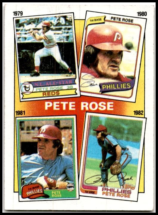 1986 Topps #6 The Pete Rose Years: 1979-1982