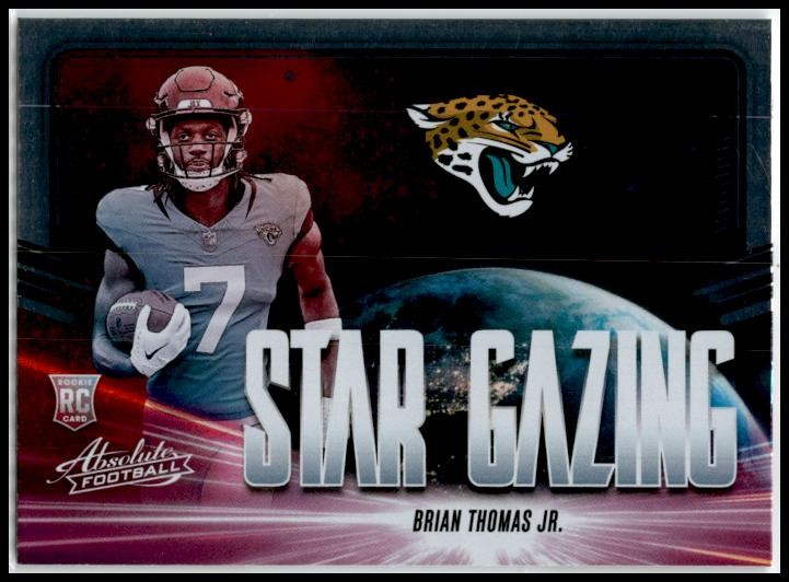 2024 Panini Absolute Star Gazing #SG-BTJ Brian Thomas Jr. Jacksonville Jaguars
