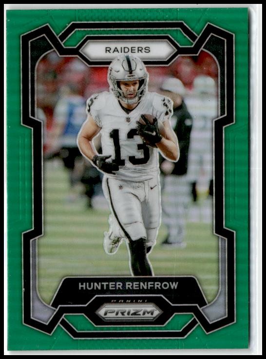 2023 Panini Prizm Green #175 Hunter Renfrow Las Vegas Raiders