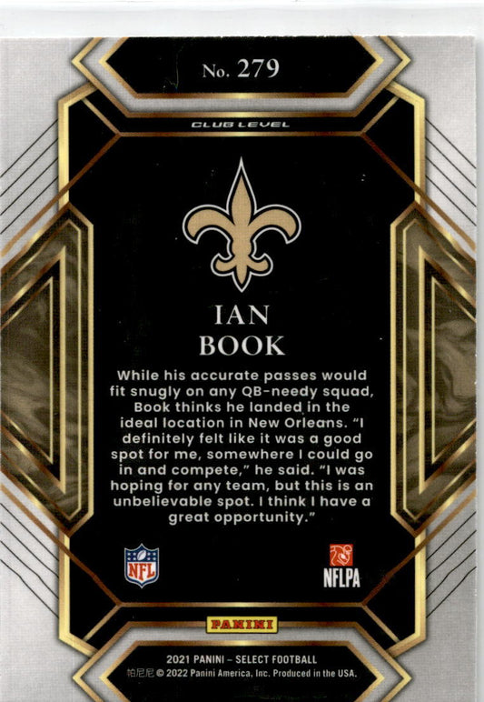 2021 Panini Select #279 Ian Book Rookie New Orleans Saints