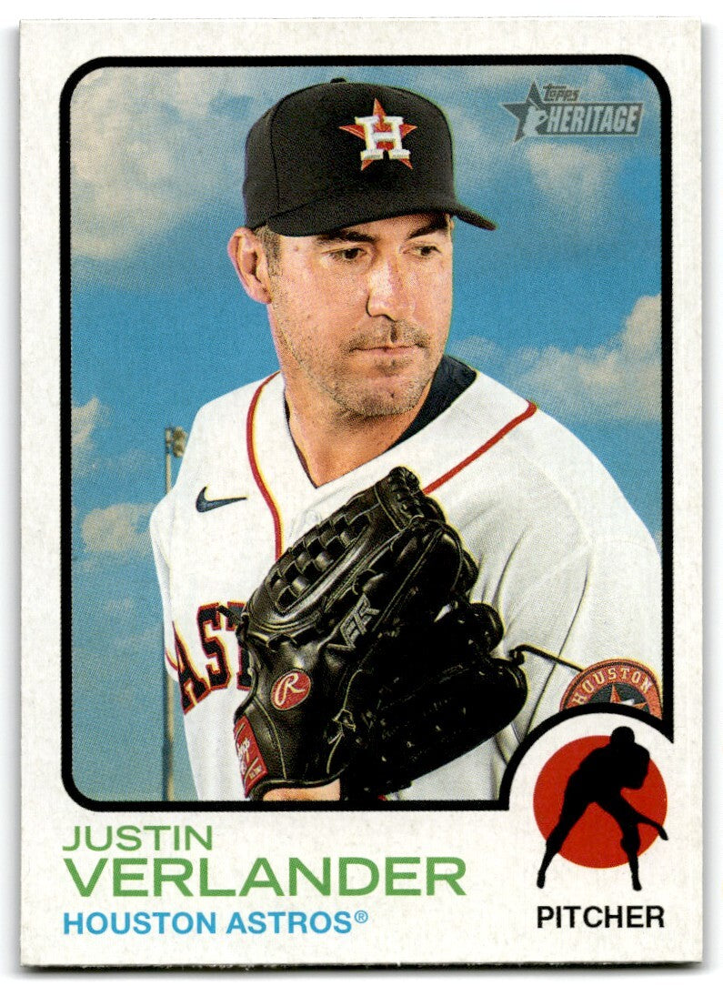 2022 Topps Heritage Justin Verlander Houston Astros #105