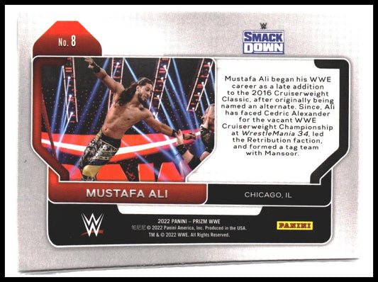 Mustafa Ali #8 2022 Panini Prizm WWE