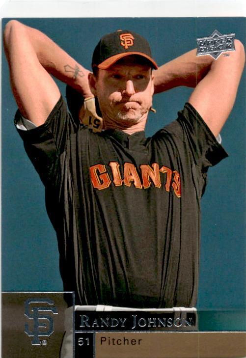 2009 Upper Deck #847 Randy Johnson San Francisco Giants