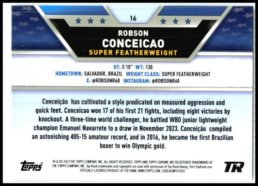 2024 Topps Chrome Prism Refractor #16 Robson Conceicao