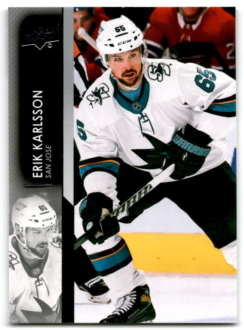 2021-22 Upper Deck Erik Karlsson San Jose Sharks #395
