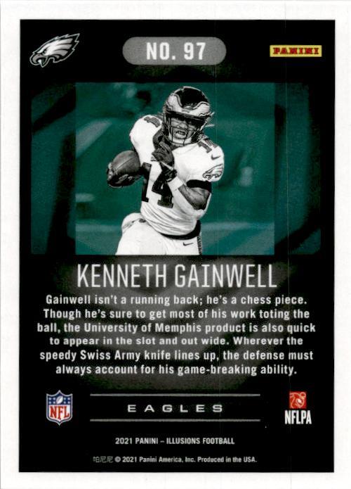 2021 Panini Illusions #97 Kenneth Gainwell Rookie Philadelphia Eagles