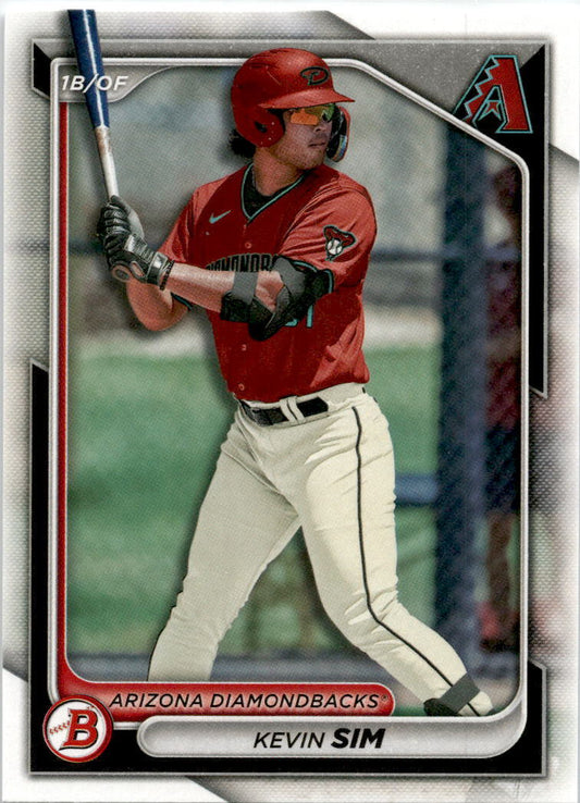 2024 Bowman #BP-34 Kevin Sim Arizona Diamondbacks