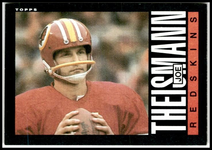 1985 Topps #190 Joe Theismann Washington Redskins