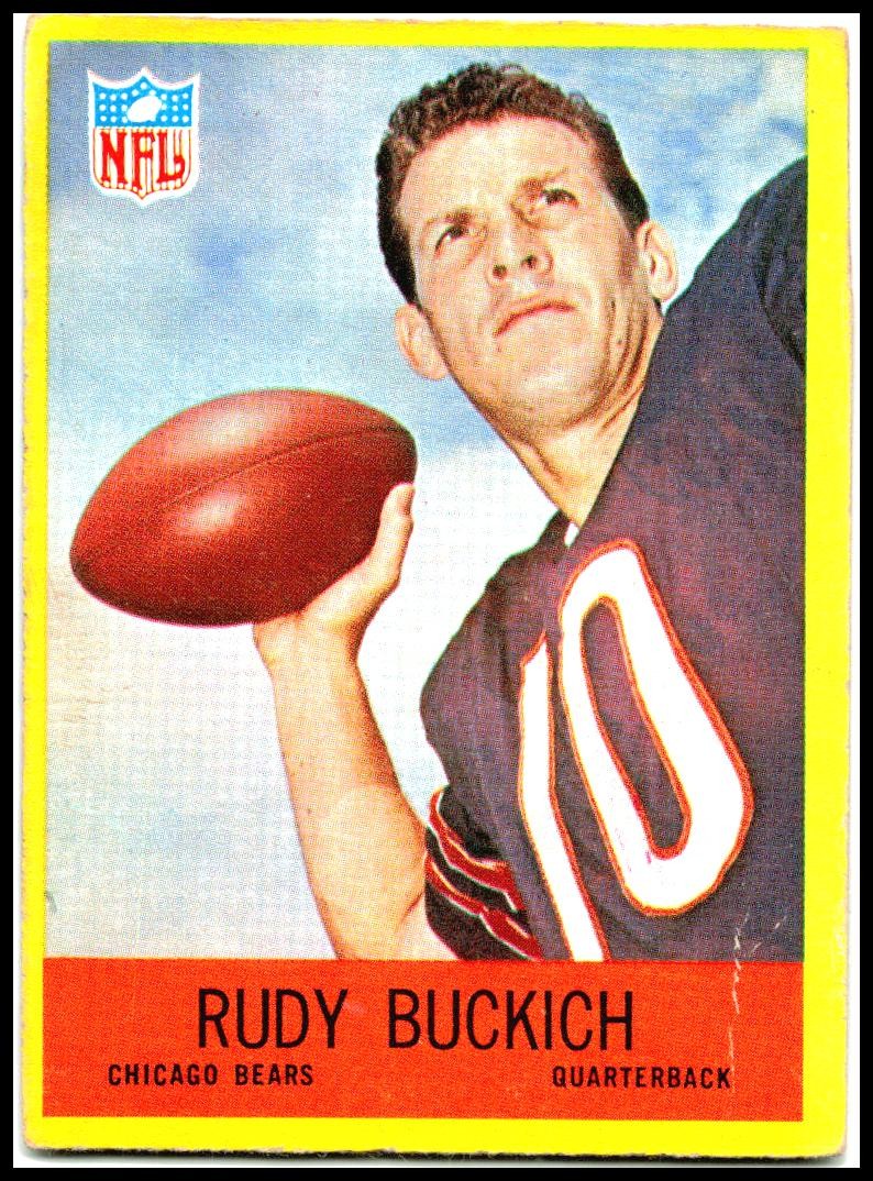 1967 Philadelphia #26 Rudy Bukich Chicago Bears