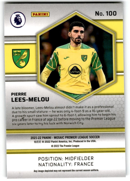2022 Mosaic Pierre Lees-Melou Rookie Norwich City #100