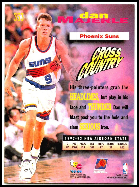 1993-94 Stadium Club #353 Dan Majerle Phoenix Suns