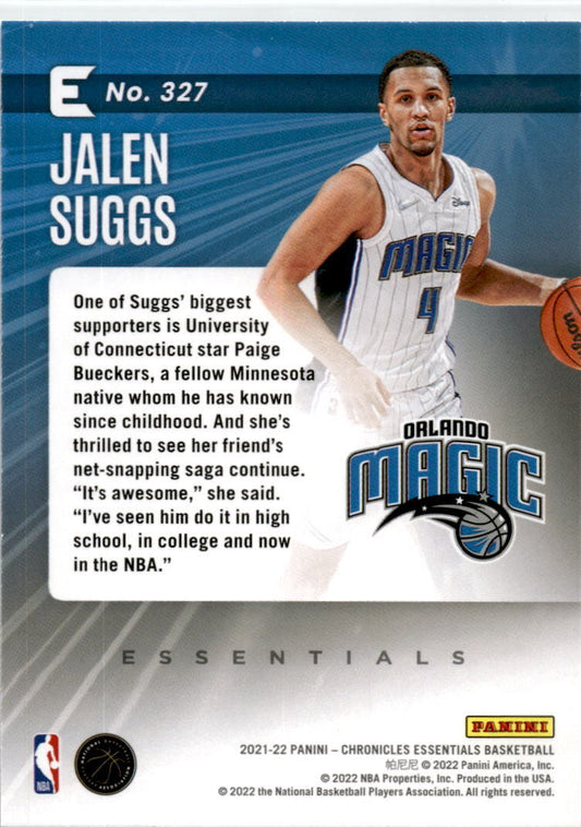 2021-22 Panini Chronicles #327 Jalen Suggs Orlando Magic