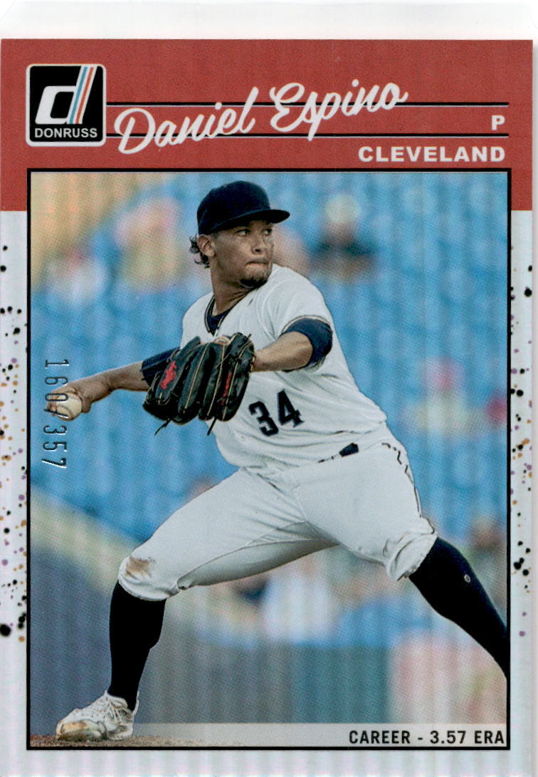 2023 Donruss Career Stat Line#245 Daniel Espino  /357 Cleveland Indians