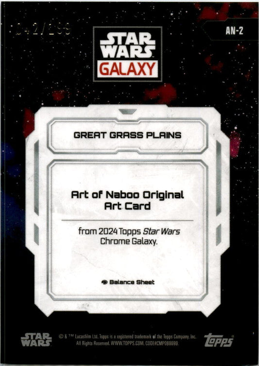 2024 Topps Star Wars Glaxay AN-12 Lake Country /199