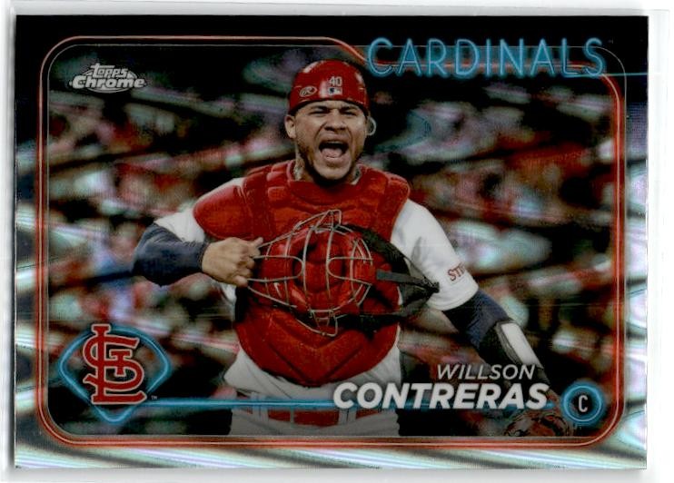 2024 Topps Raywave Refractor #296 Willson Contreras St. Louis Cardinals