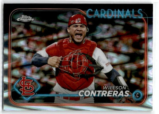 2024 Topps Raywave Refractor #296 Willson Contreras St. Louis Cardinals