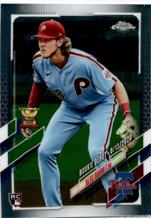 2021 Topps Chrome Update #USC17 Alec Bohm Philadelphia Phillies