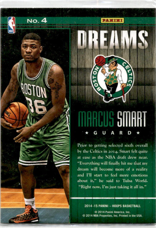 2014-15 Hoops Dreams #4 Marcus Smart Boston Celtics