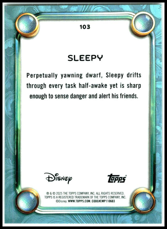 2025 Topps Disney Wonder #103 Sleepy