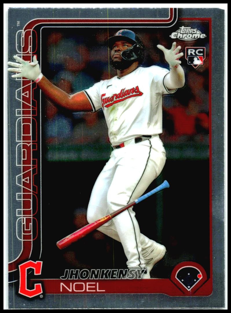 2025 Topps Chrome #291 Jhonkensy Noel Rookie Cleveland Guardians
