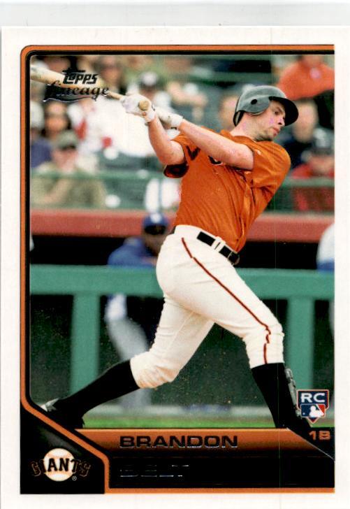2011 Topps Lineage #162 Brandon Belt Rookie San Francisco Giants