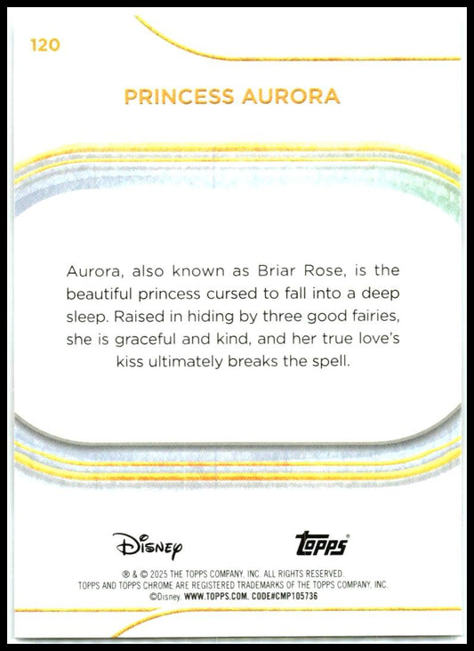 2025 Topps Chrome Disney #120 Princess Aurora