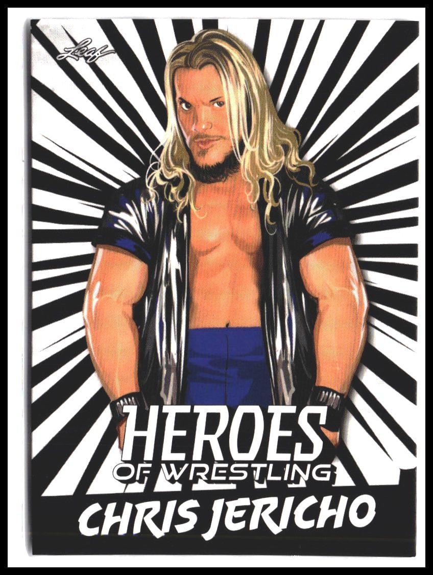 Chris Jericho #B-2 2023 Leaf Heroes of Wrestling