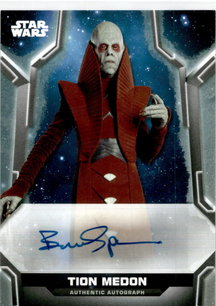 2020 Star Wars Holocron Auto /400 #A-BS Bruce Spense as Tion Medon