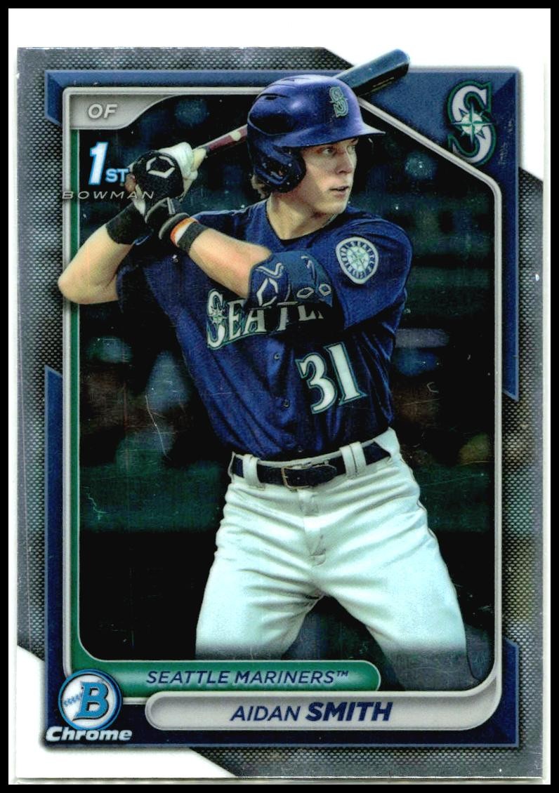 2024 Bowman Chrome Prospects #BCP-45 Aidan Smith Seattle Mariners