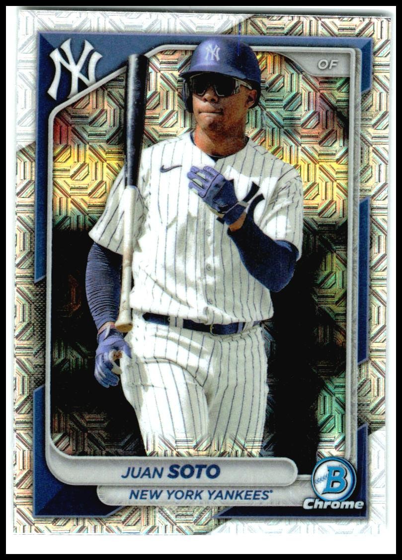 2024 Bowman Chrome Mojo Refractors #78 Juan Soto New York Yankees
