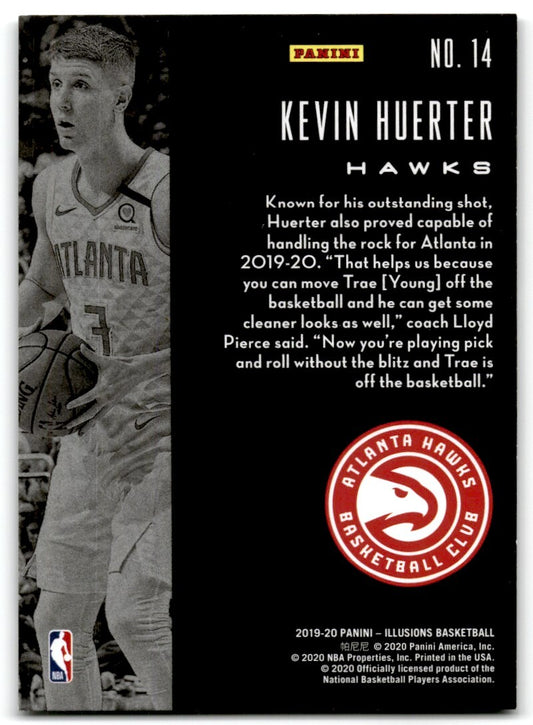 2019-20 Panini Illusions Kevin Huerter Atlanta Hawks #14
