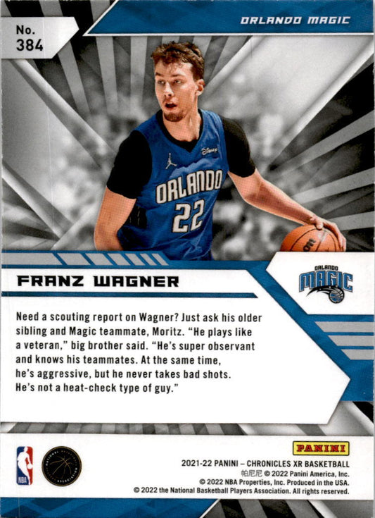 2021-22 Panini Chronicles #384 Franz Wagner Orlando Magic
