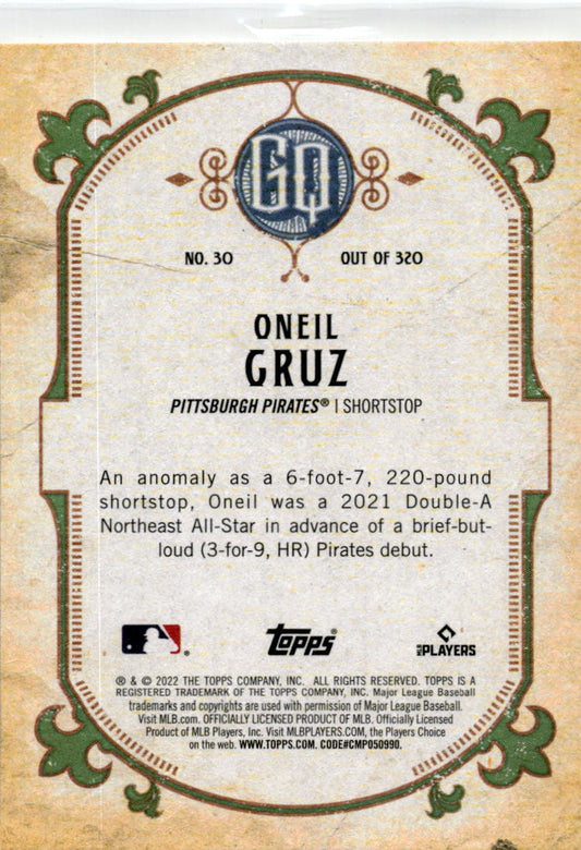 2022 Topps Gypsy Queen #30 Oneil Cruz