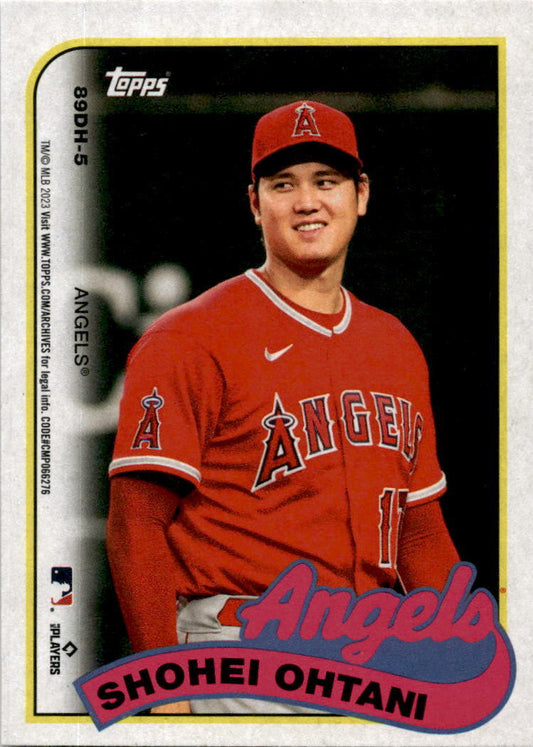 2023 Topps Archives #89DH-5 Mike Trout / Shohei Los Angeles Angels