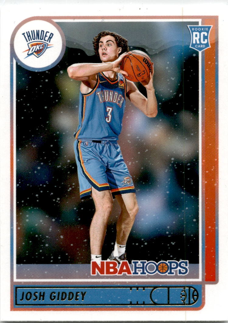 2021-22 Hoops Winter #202 Josh Giddey Rookie Oklahoma City Thunder