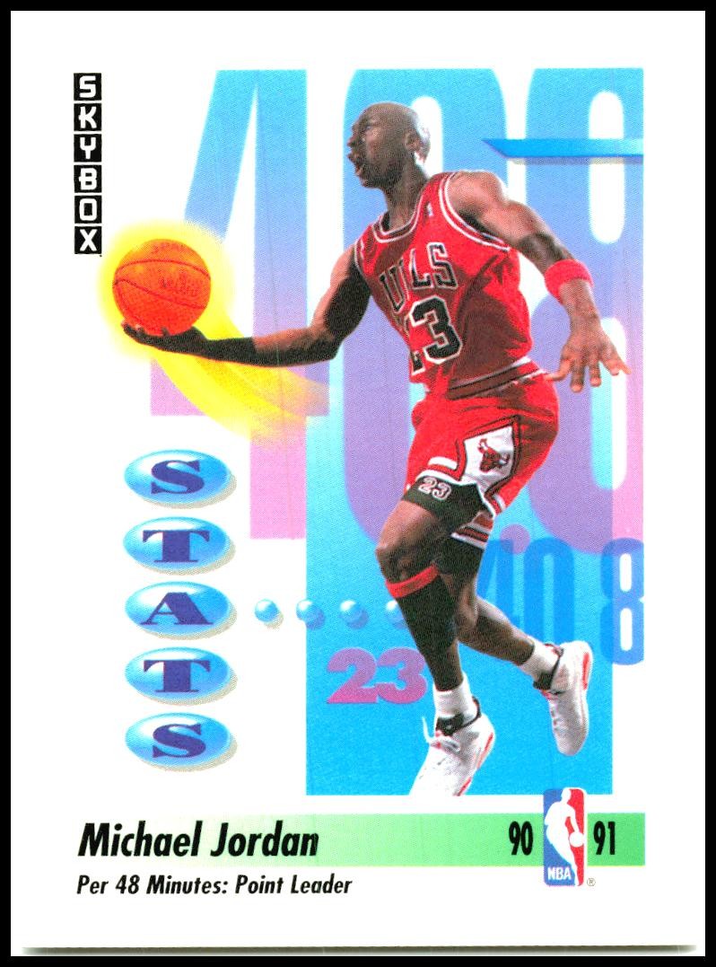 1991-92 SkyBox #307 Michael Jordan Chicago Bulls