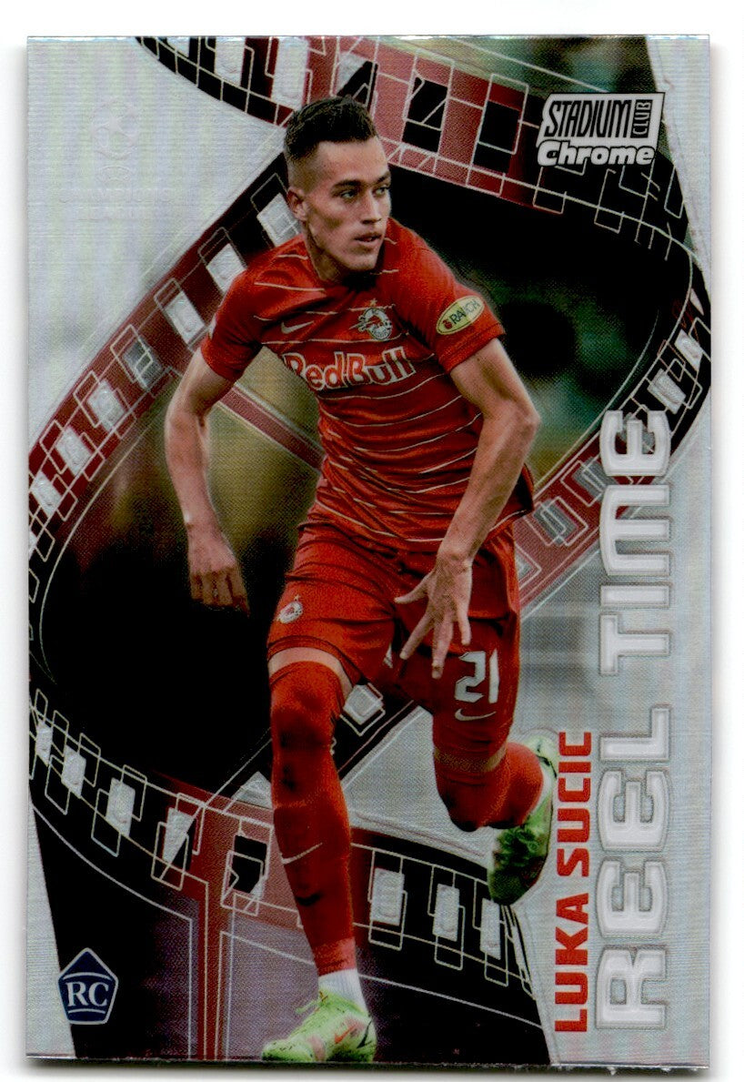 2022 Topps Club Chrome Reel Time Luka Sucic FC Red Bull Salzburg #RT-LSC