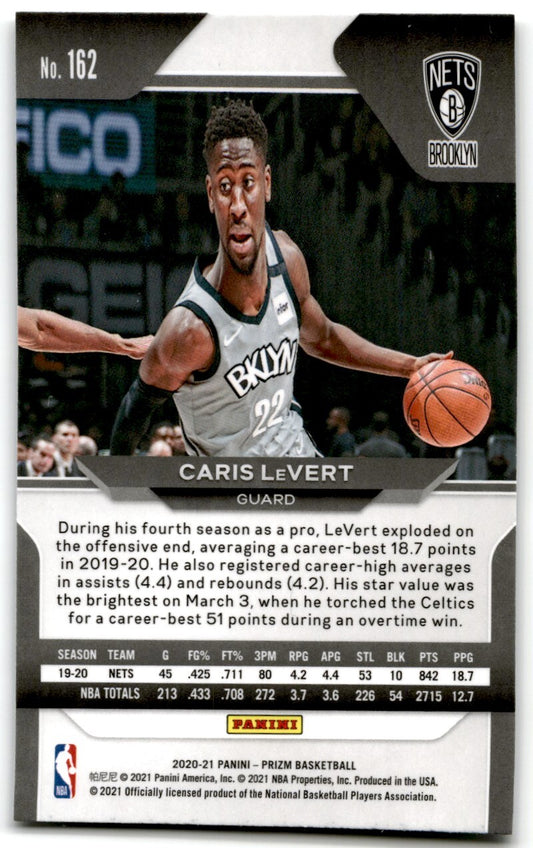 2020-21 Panini Prizm Caris LeVert Brooklyn Nets #162