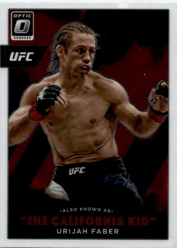 2022 Donruss Optic UFC Also Know As The California Kid #15 Urijah Faber