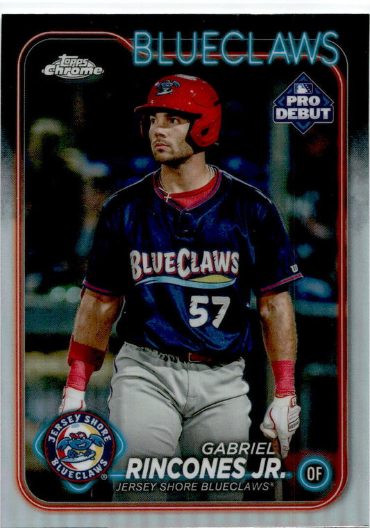 2024 Topps Chrome Pro Debut #PDC-54 Gabriel Rincones Jr Philadelphia Phillies