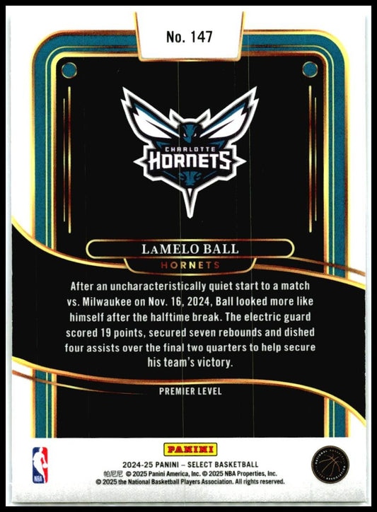 2024-25 Panini Select Blue (Retail) #147 LaMelo Ball Charlotte Hornets