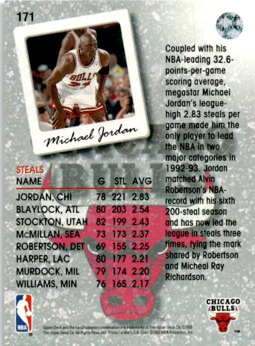 1993-94 Upper Deck #171 Michael Jordan Chicago Bulls
