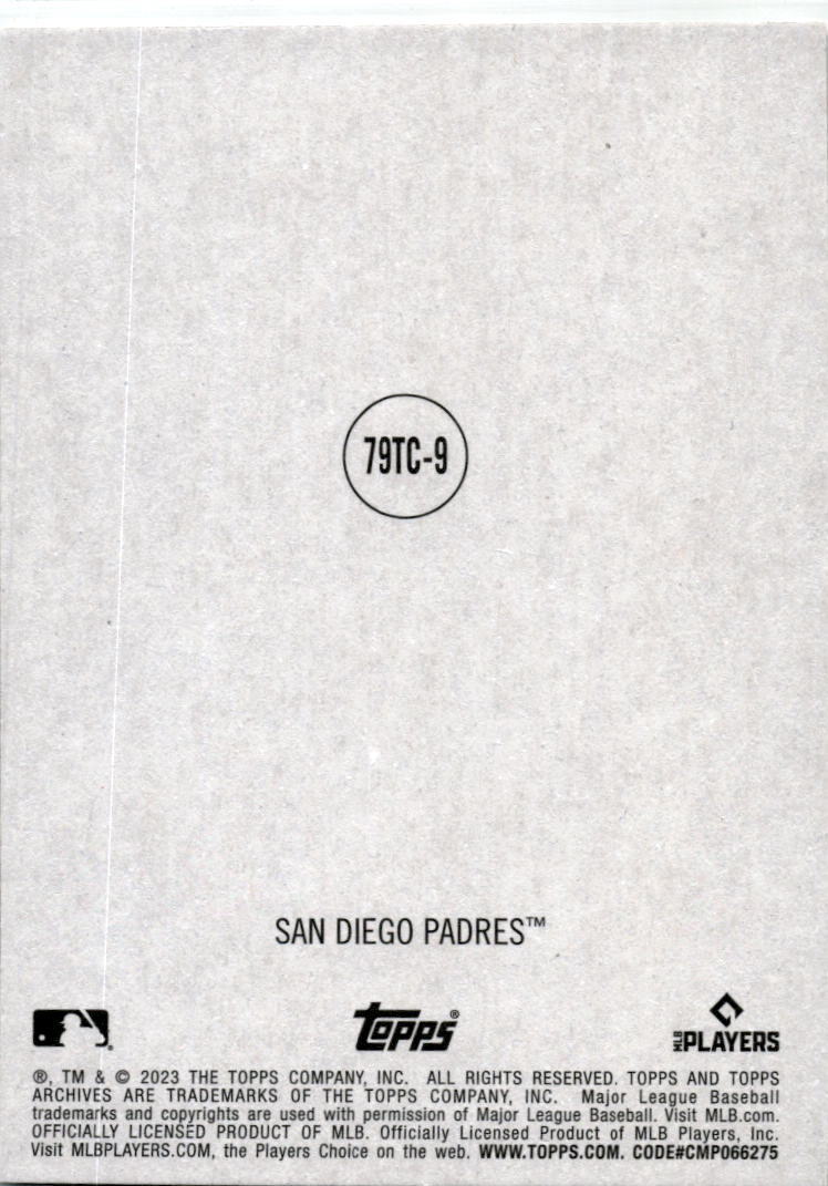 2023 Topps Archives 1979 Topps Comics #79TC-9 Juan Soto San Diego Padres